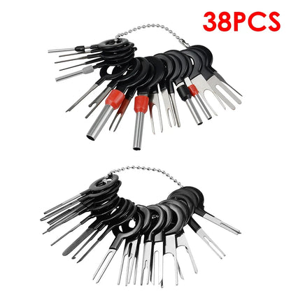 Automotive Terminal Removal Tool Electrical Wiring Crimp Connector Puller Release Pin Extractor Kit for Car Plug Repair Tools
