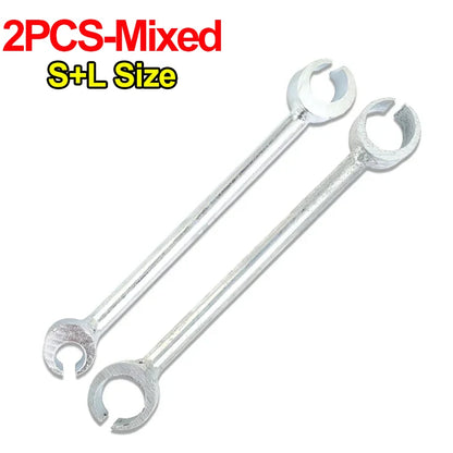 Double Head Door Hinge Repair Spanner Labor-Saving Wrenches Hinge Gaps Adjusting Wrench for Home Assembly Maintenance Hand Tools