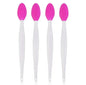 1PC/4PCS  Beauty Skin Care Wash Face Silicone Brush With Replacement Head Exfoliating Nose Clean Blackhead Removal Brushes Tools