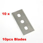 1PC Scraper Cleaner With 5pcs Spare Blades Or 10 Blades, Durable Glass Ceramic Hob Remover Oven Cooker Cleaning Tool with Blade