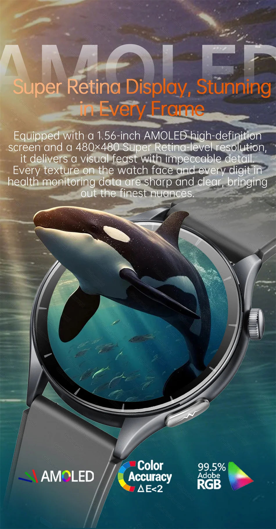 2026New Smart Watch For Men Micro-examination Health Blood pressure Uric Acid ECG+PPG Fitness Tracker Clock Smartwatch Women Men