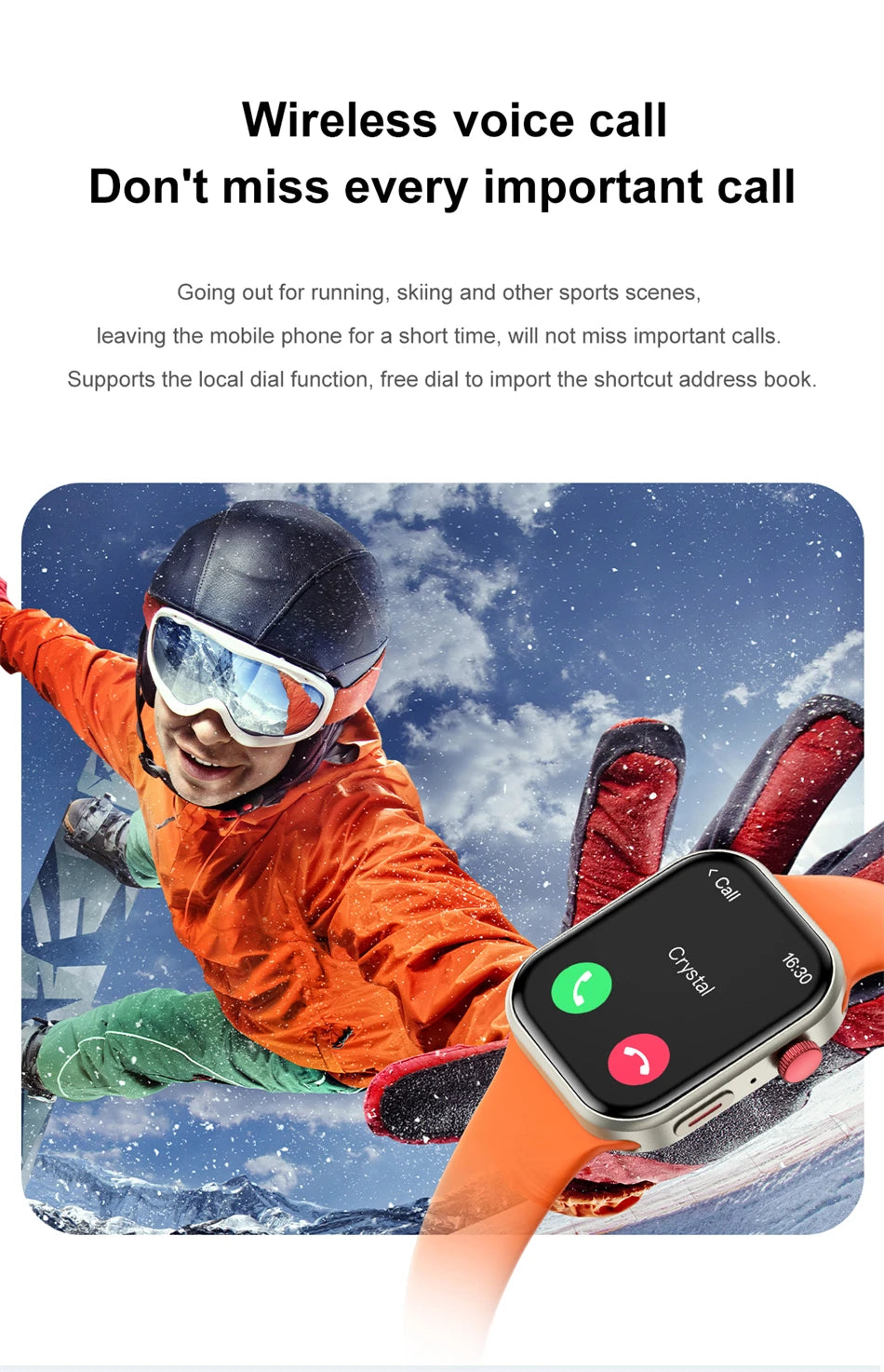 LIGE New 2.01-inch Smart Watch Men Women Heart Rate Health Monitor HD Bluetooth Call Waterproof Sport Smartwatch for Android iOS