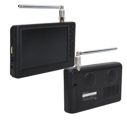 Digital Television LEADSTAR 5‑Inch Pocket Digital TV Portable FM ATV Bracket High‑Resolution Mini TV Multifunctional Mini TV