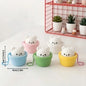 Turtle Keycap Keychain Cartoon Animals Keyboard Clicker Fidgets Click Anti-stress Pendant Charms Keyrings Birthday Gifts 키캡