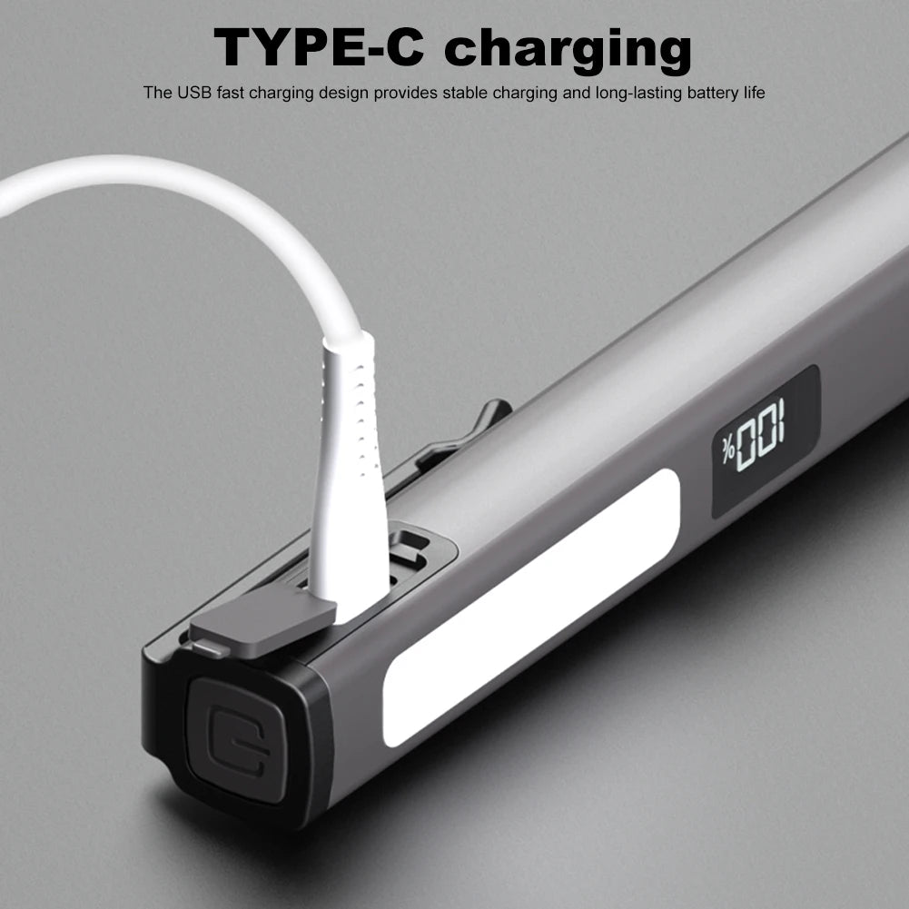 Waterproof Mini Nursing Flashlight LED+SMD Medical Handy Pen Light USB Charging Pocket Penlight Torch 400mAh for Nursing Student