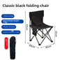 Outdoor Folding Tables and Chairs, Portable Carbon Steel Chairs for Wild Camping, Picnics and Outings