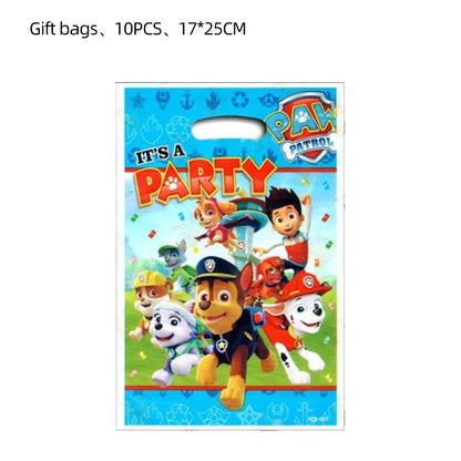 Paw Patrol Party Favors Slap Bracelet Stamps Keychains Gift Bag Stickers Birthday Party Decoration Christmas Stocking Fillers