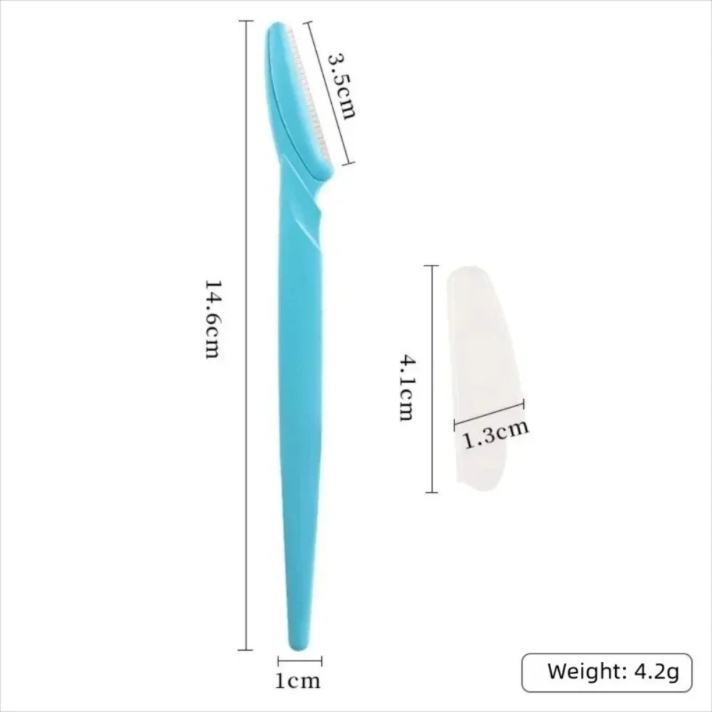 3pcs Eyebrow Trimmer Makeup Tools Safe Eye Brow Razor Face Body Hair Removal Shaver Blades Woman Eyelash Eyebrows Shaping Knife