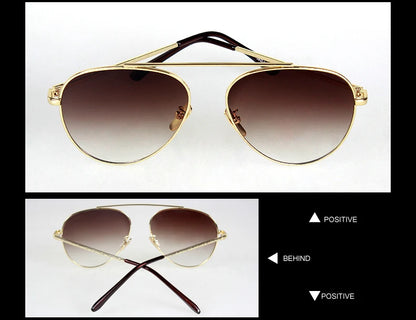 TAGION Brand New Men's Pilot Sunglasses Women Men Alloy Frame Fashion Sunglasses Driving Lenses Unisex Eyewear 2767