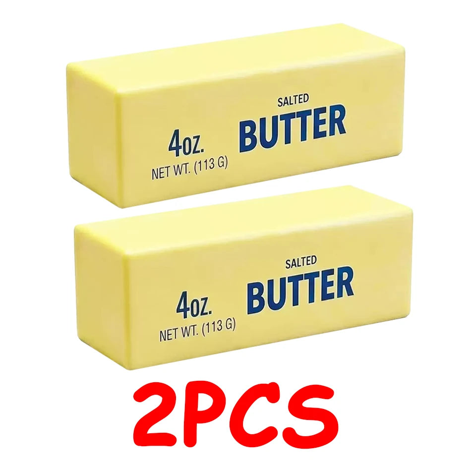 In Stock Butter Stick Squishy Toy Slow Rising Squeeze Toy Butter Bar Brick Squishy Fidget Toy Anti Stress Release Relax Gift