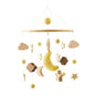 Baby Mobile Crib Bed Bell Musical Rattles Toys Soft Felt Cartoon Animal for Infants Nursery Mobiles Forest Animals Crib Toys