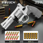 Continuous Firing ZP5 357 Revolver Launcher Pistol Soft Dart Bullet Toy Gun CS Outdoor Game Weapon for Kids Adult