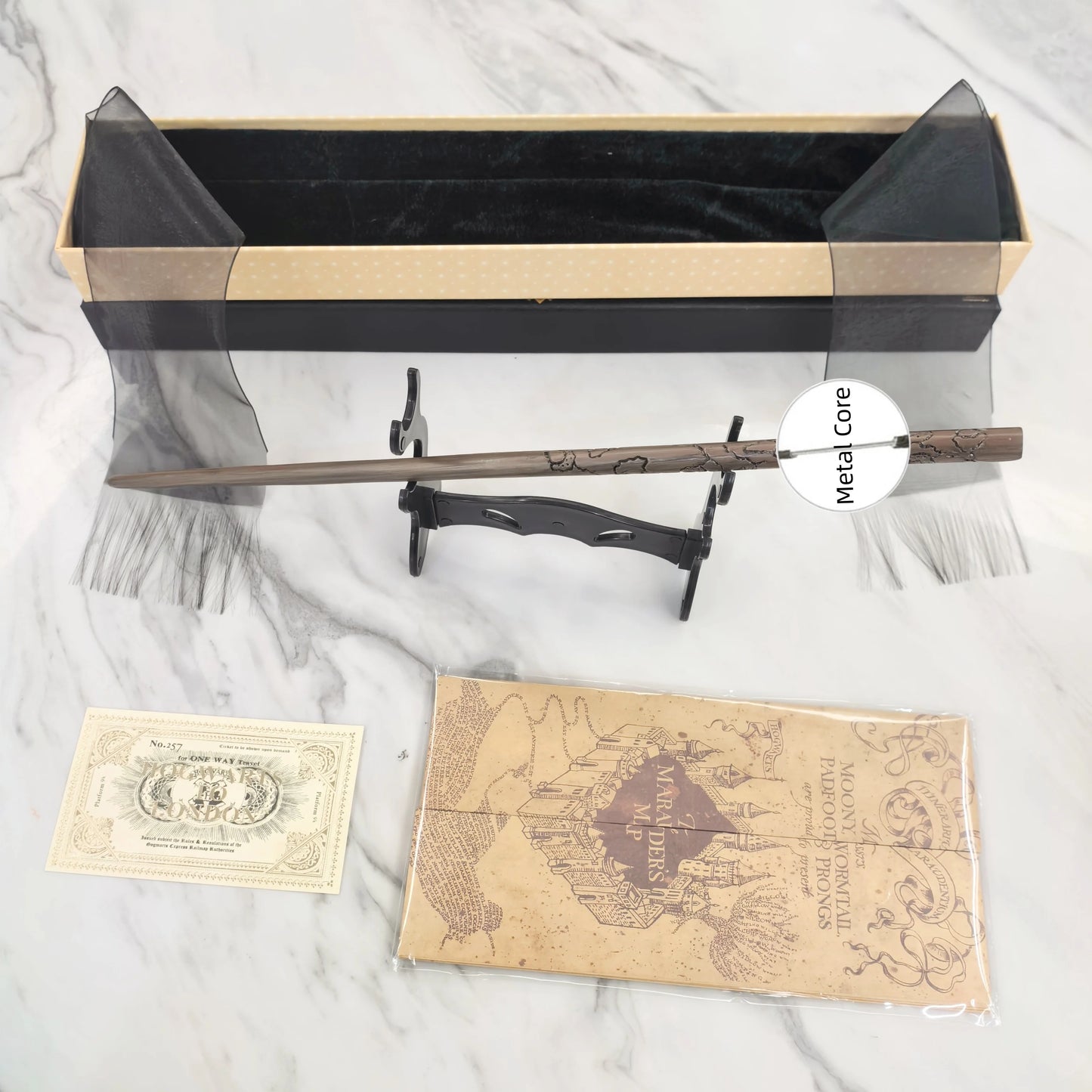 Gift Box Set Anime Cosplay Magic Wand With Box Children Decoration Toy Accessories For Kids Bacchetta Magic Stick