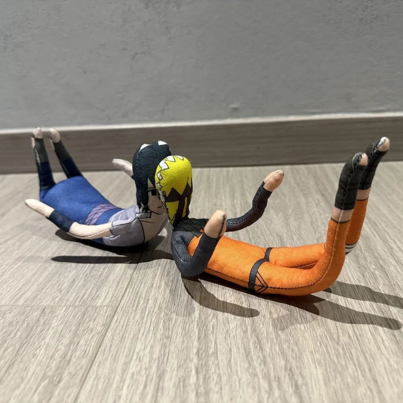 28cm NARUTO Plush Toy Kakashi Anime Cosplay Keychain Cotton Doll Slender Twistable Shape Room Abstract Model Decoration Gift Toy