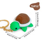 Turtle Keycap Keychain Cartoon Animals Keyboard Clicker Fidgets Click Anti-stress Pendant Charms Keyrings Birthday Gifts 키캡