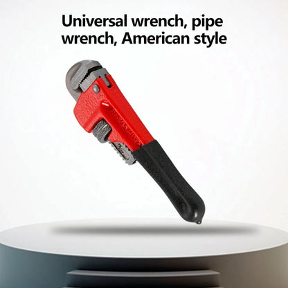 New 6-inch Straight Pipe Wrench Adjustable Aluminum Plumber's Wrench Universal Water Pipe Wrench Household Manual Repair Tools