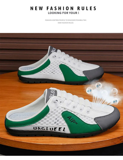 Brand protection  new men's lightweight non-slip breathable wear-resistant running sports fashion versatile casual shoes