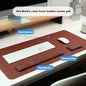 3in1 Wrist Rest Desk Mat Waterproof PU Crazy Horse Texture Large Mouse Pad Non-slip Suede Desk Pad Desktop Gaming Accessories