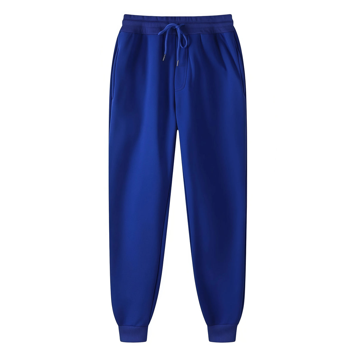 Unisex Solid Jogger Sweatpants Elastic Drawstring Cuff Sports Pants Multi-color Loose Fit Casual Gym Running Trousers Size S-3XL