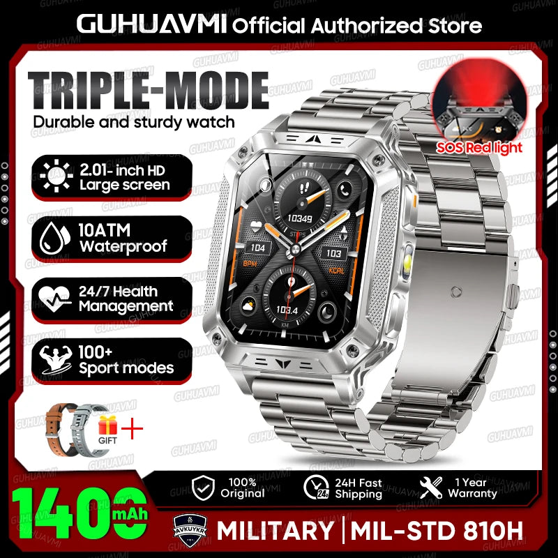 2026New GPS Smart Watch AMOLED 1400Mah Waterproof Fitness tracking Bluetooth Call Professional Sports Smartwatch For Men Women