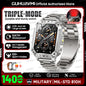 2026New GPS Smart Watch AMOLED 1400Mah Waterproof Fitness tracking Bluetooth Call Professional Sports Smartwatch For Men Women
