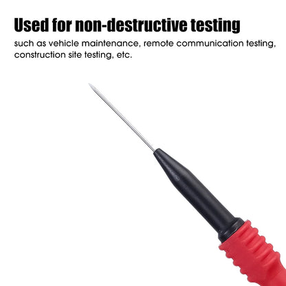 30V Diagnostic Tools Multimeter Test Lead Extention Back Piercing Needle Tip Probes Autotools Automotive Kit Machine 0.7MM