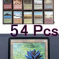 54 Pcs Black Core Cards P9 Dual Land Fetch Land Shock Lands  Proxy Cards