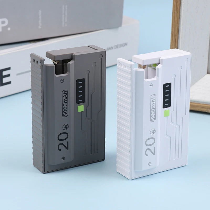 20W DIY Power Bank Box 21700 Universal Battery Charger Case Type-C Fast Charging For Mobile Phone Not Including Batteries