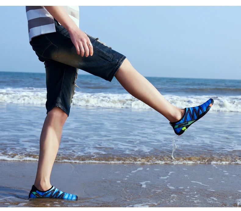 Men Water Swimming Shoes Women Sneakers Barefoot Beach Sandals Upstream Aqua Shoes Quick-Dry River Sea Diving Surfing Seaside