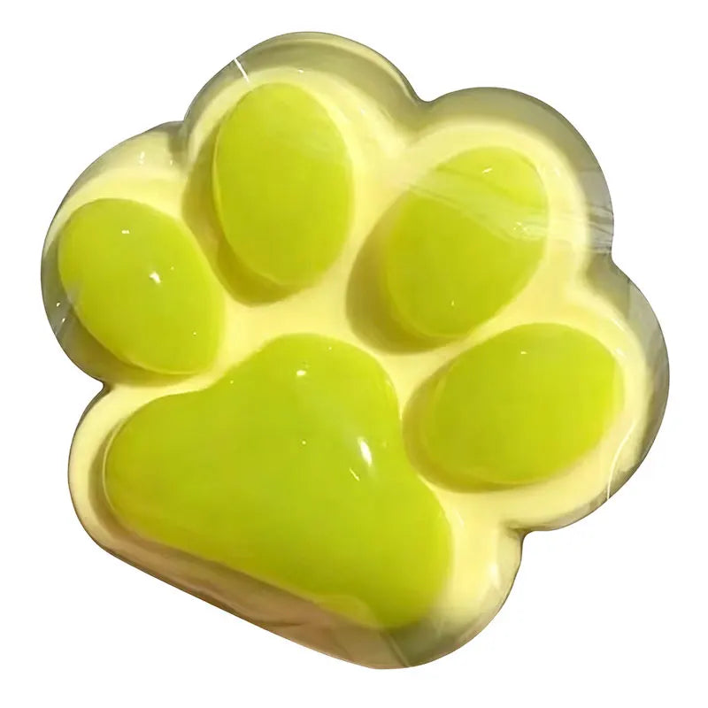 16pcs Cat Claw Squishy Soft Toy Multicolour Simulated Cat Claw Model Stress Relief Slow Rebound Decompression Office Decor Gifts