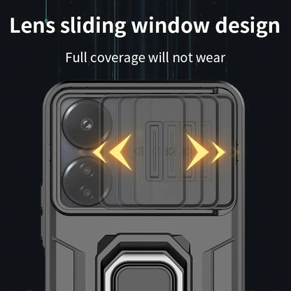 Armor Shockproof Case For Xiaomi Redmi 13 4G Redmi 13C 5G Protective Cover Ring Magnetic Holder Coque Fundas Capa