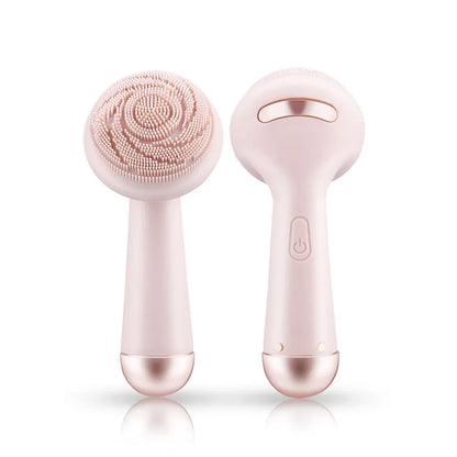 Electric Facial Brush Silicone Vibration Cleaner Waterproof Skin Care Machine Rechargeable Beauty Tool