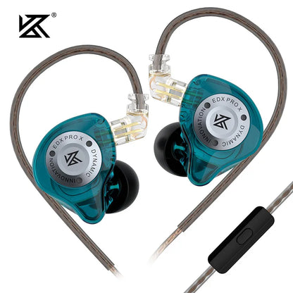 KZ EDX Pro X dynamic driving headphones in-ear monitoring earplugs HIFI bass hi-fi headphones stage sports headphones
