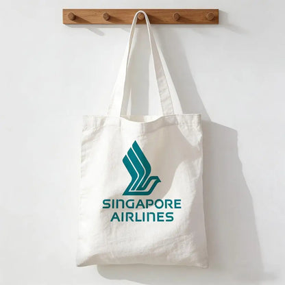 Singapore Airlines Storage Bags Handbag Women Casual Underarm Top Handle Bag Lady Shopping Travel Bags