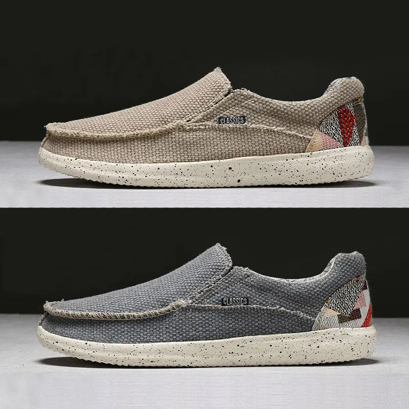 Men's Loafers Stylish Denim Slip on Shoes Breathable Comfort for All Day Wear Lightweight No Tie Easy To Wear Take Off Men Shoes