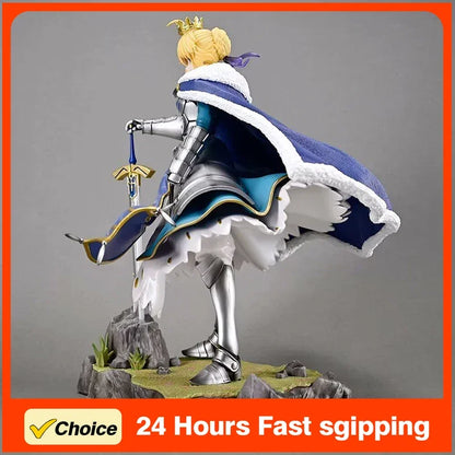 Fate Grand Order Altria Pendragon Saber Alter Rider 27cm Anime Figure Model Doll Jeanne D Arc Action Figurine Collectible Toy