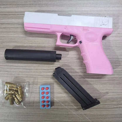 2026 Newest Shell Ejecting Airsoft Soft Bullet Toy Gun Pistol Outdoor Shooting Game Kids Boys Gift