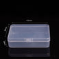 Multifunctional Acrylic Card Storage Box 12x10.5cm Display Card Case Holds 400 Postcards With 2 Compartments For Postcard/Photos
