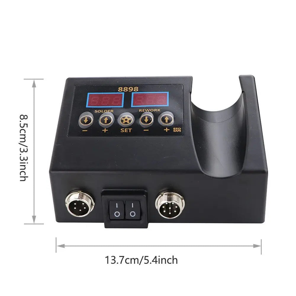 SMD Soldering Iron Hot Air 2 in 1 BGA Rework Solder Station Heat Gun Desoldering Repair For Cell-phone PCB IC Welding Tools Kit