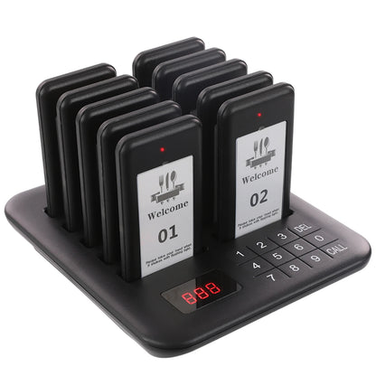 Wireless Restaurant Pager System Guest Customer Waiter Queue Calling Paging Beeper Pager Buzzer For Food Court Cafe  Beach Bar
