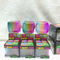 Schylling Nee Doh Rainbow Cube Soft Squishy Fidget Toy Fingertip Stress Relief Surprise Blind Box Sensory Relax Gift