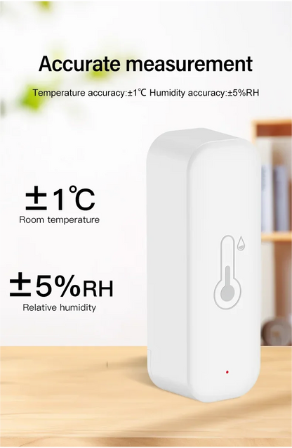 Tuya WiFi Temperature and Humidity Smart Home Thermometer Hygrometer APP Remote Alarm Work with Alexa Google Home