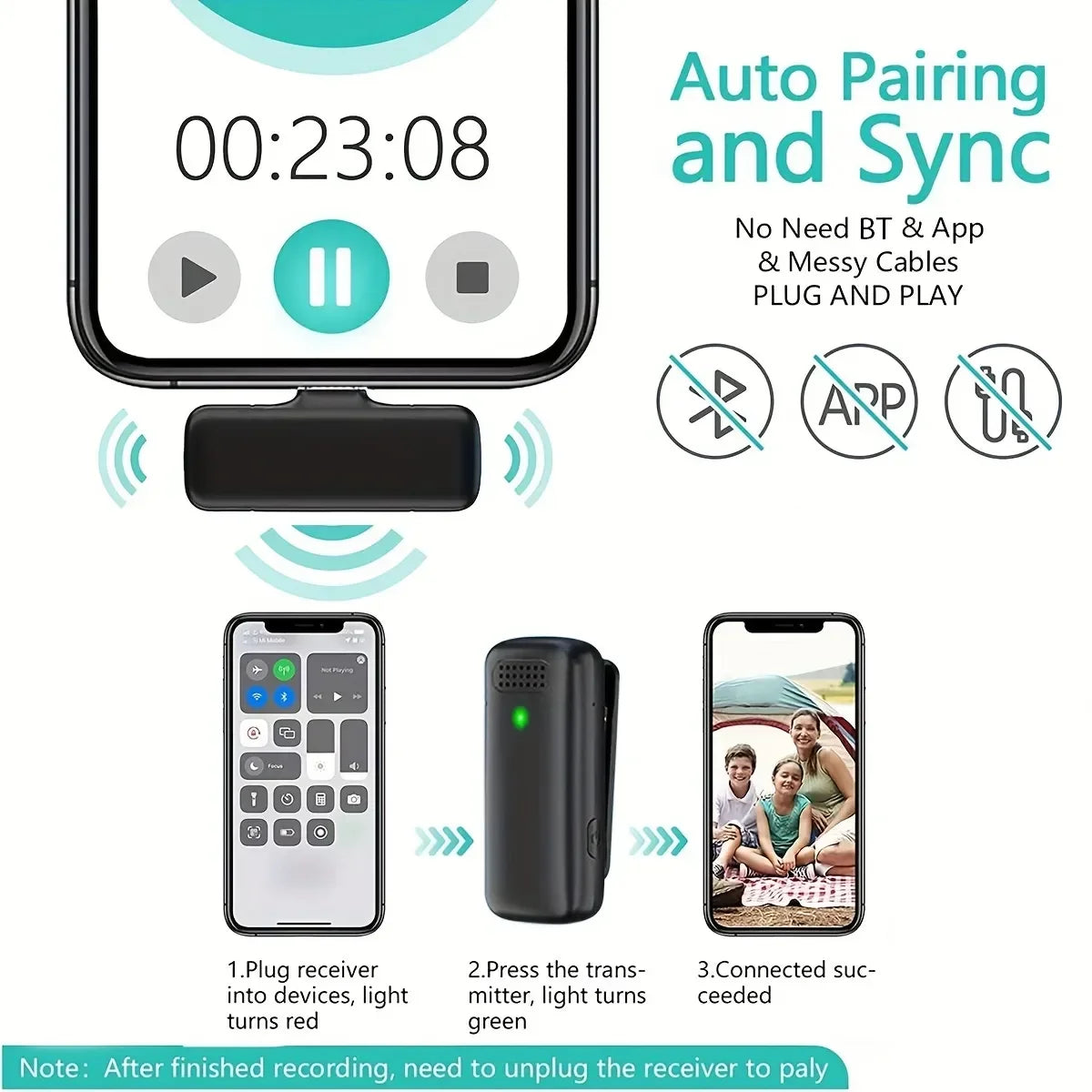 Portable Bluetooth Microphone K6 Wireless Lapel Microphone Speaker DJ MIC Gamer Gaming Phone Interview Youtube Live Streaming