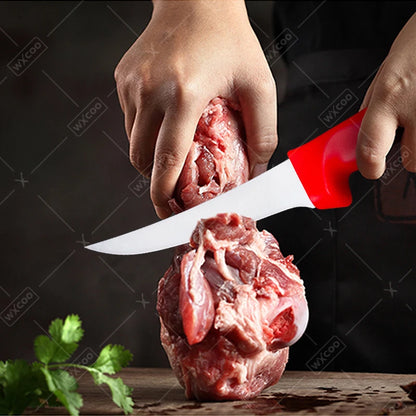 WXCOO Boning Knife Professional Steak Knife Japanese Chef Cooking Knives Meat Cleaver Slicing Fish Fillet Cutting Sushi Knife