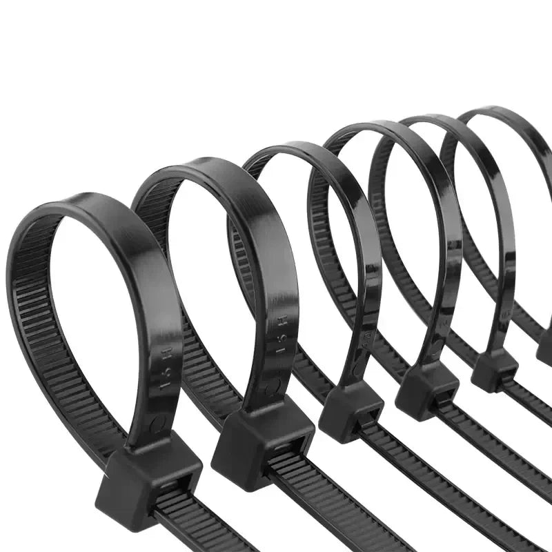 Self-locking plastic nylon tie Black 5x300mm cable tie fastening ring 8*500mm cable tie zip wraps strap nylon cable tie 5*300mm