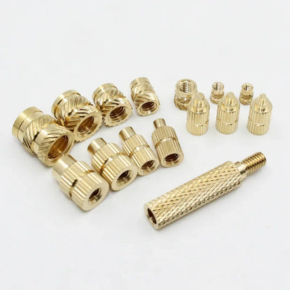Heat Set Inserts Tool M2 M3 M4 M5 Brass Threaded Insert Nut Digital Soldering Iron for 3D Printing Plastic PCB Welding Press Nut