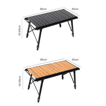 Dotwise Camping Table Foldable Portable IGT Outdoor Table Adjustable Height Aluminum Alloy For Outdoor Barbecue Picnic Fishing