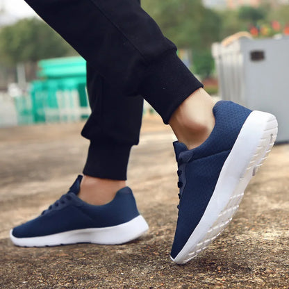 Original Men Running Walking Mesh Shoes Fashion Casual Sneakers Outdoor Breathable Athletic Gym Lightweight Men Tennis Footwear