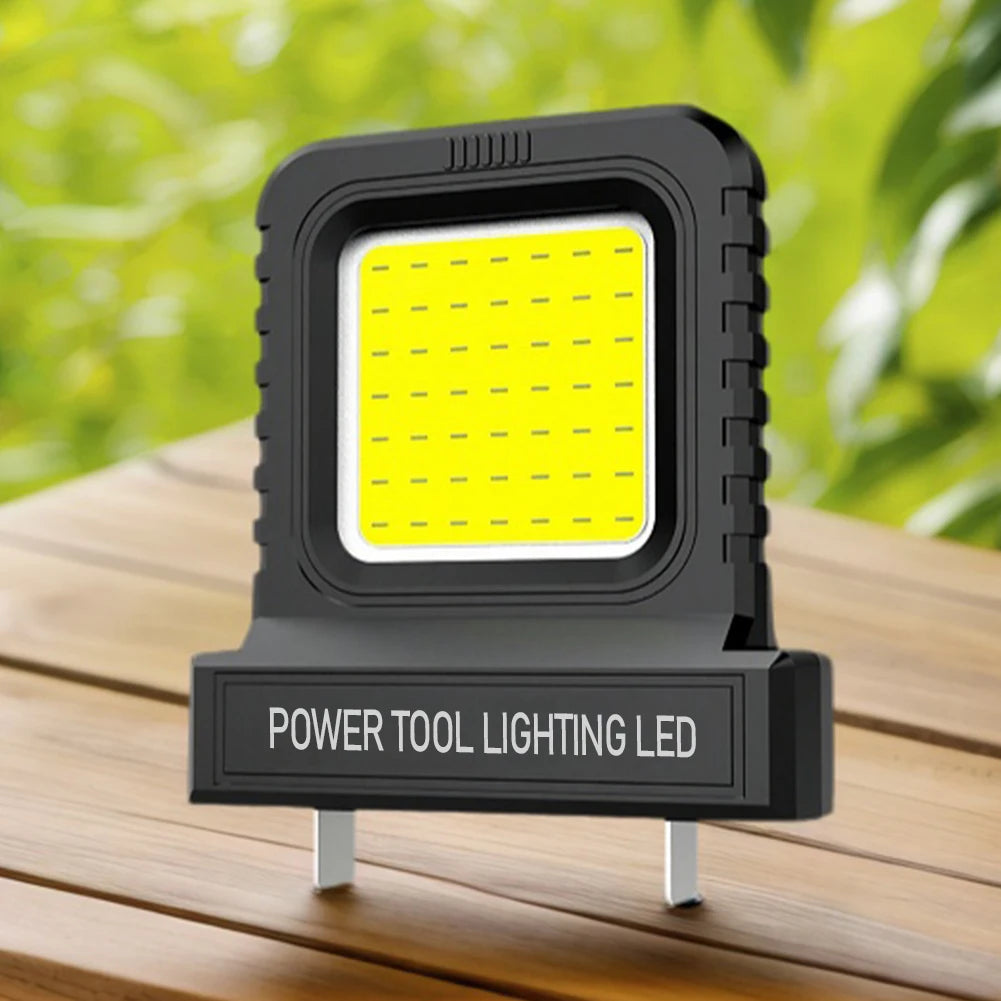 1-5 szt. Lampa robocza LED do elektronarzędzi Makita, Milwaukee, DeWalt, Bosch, Dayi, Lomvum, Zhipu, z akumulatorem litowo-jonowym 18V-21V