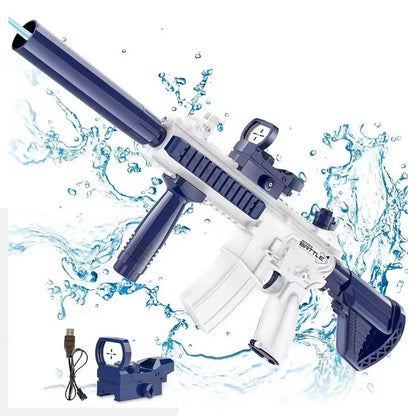 M416 Water Gun Electric Pistol Shooting Toy Full Automatic Summer Shoot Beach Outdoor Fun Toy For Children Boys Girl Adults Gift